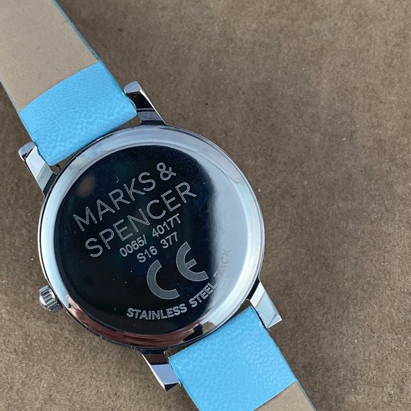 Marks and Spencer Ladies Blue and Silver Tone Watch - Picture 7 of 8